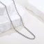 stainless steel chain, diamond cut, cable chain, elegant lady jewelry