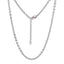 stainless steel chain, diamond cut, cable chain, elegant lady jewelry