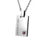 PSCL22 STAINLESS STEEL PENDANT CZ AAB CO..