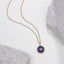 PSS1235 STAINLESS STEEL ROUND PENDANT WITH EVIL EYE DESIGN AAB CO..