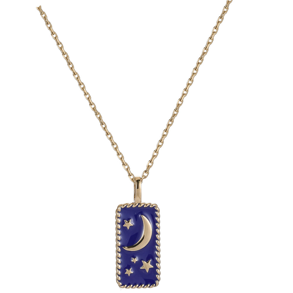 PSS1236 STAINLESS STEEL RECTANGLE WITH MOON & STAR DESIGN