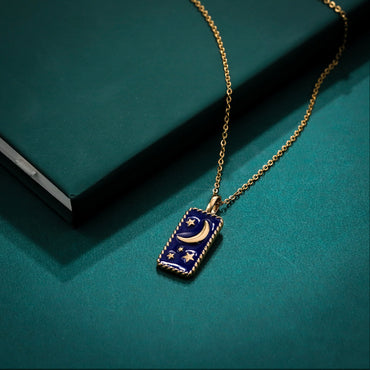 PSS1236 STAINLESS STEEL RECTANGLE WITH MOON & STAR DESIGN AAB CO..