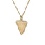 PSS1238 STAINLESS STEEL TRIANGULAR PENDANT WITH EPOXY AAB CO..