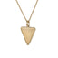 PSS1238 STAINLESS STEEL TRIANGULAR PENDANT WITH EPOXY AAB CO..