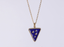 PSS1238 STAINLESS STEEL TRIANGULAR PENDANT WITH EPOXY AAB CO..