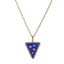 PSS1238 STAINLESS STEEL TRIANGULAR PENDANT WITH EPOXY AAB CO..