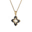 PSS1240 STAINLESS STEEL FLOWER SHAPE PENDANT WITH EPOXY AAB CO..
