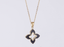 PSS1240 STAINLESS STEEL FLOWER SHAPE PENDANT WITH EPOXY AAB CO..