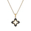 PSS1240 STAINLESS STEEL FLOWER SHAPE PENDANT WITH EPOXY AAB CO..