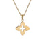 PSS1240 STAINLESS STEEL FLOWER SHAPE PENDANT WITH EPOXY AAB CO..