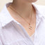 PSS1240 STAINLESS STEEL FLOWER SHAPE PENDANT WITH EPOXY AAB CO..