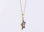 PSS1241 STAINLESS STEEL STAR SHAPE PENDANT WITH EPOXY & CZ AAB CO..