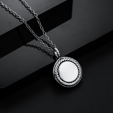 stainless steel jewelry, stainless steel pendant, rope design pendant