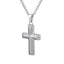 PSS1254 DAMASCUS STEEL CROSS PENDANT