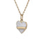 PSS1255 STAINLESS STEEL HEART SHAPE PENDANT WITH EPOXY AAB CO..