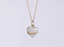 PSS1255 STAINLESS STEEL HEART SHAPE PENDANT WITH EPOXY AAB CO..