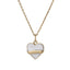 PSS1255 STAINLESS STEEL HEART SHAPE PENDANT WITH EPOXY AAB CO..