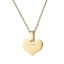 PSS1260 STAINLESS STEEL HEART SHAPE PENDANT WITH CZ AAB CO..