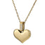 PSS1260 STAINLESS STEEL HEART SHAPE PENDANT WITH CZ