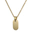 PSS1275 STAINLESS STEEL OVAL PENDANT WITH FORGED CARBON