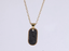 PSS1275 STAINLESS STEEL OVAL PENDANT WITH FORGED CARBON
