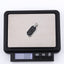 PSS1275 STAINLESS STEEL OVAL PENDANT WITH FORGED CARBON