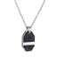 PSS1276 STAINLESS STEEL PENDANT WITH FORGED CARBON