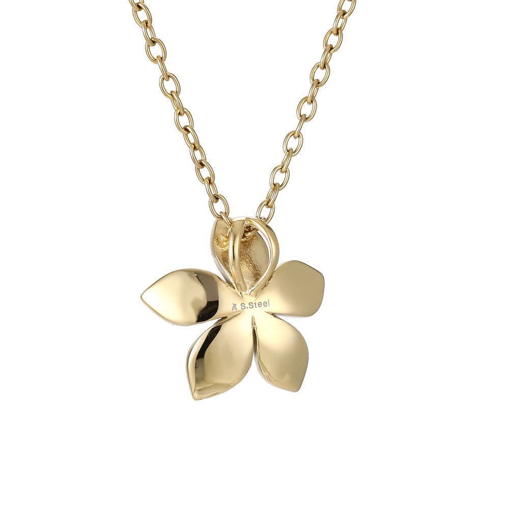 PSS1279 STAINLESS STEEL FLOWER PENDANT