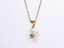 PSS1280 STAINLESS STEEL PENDANT WITH MOP FLOWER