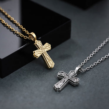 stainless steel pendant, cross pendant, stainless steel jewelry