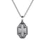 PSS1287 STAINLESS STEEL PENDANT WITH CROSS