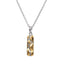 PSS1298 STAINLESS STEEL ROCK SHAPE PENDANT