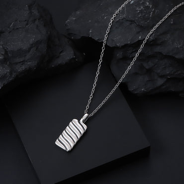 PSS1309 STAINLESS STEEL PENDANT WITH ROPE DESIGN