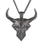 PSS1310 STAINLESS STEEL PENDANT WITH OX HEAD DESIGN