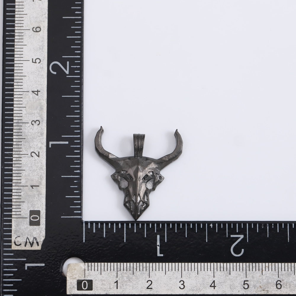 PSS1310 STAINLESS STEEL PENDANT WITH OX HEAD DESIGN