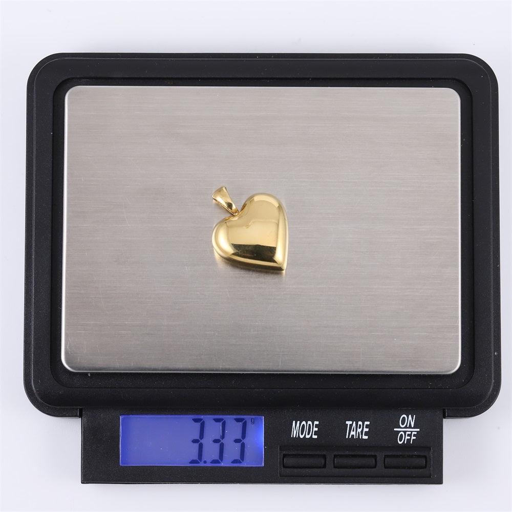 PSS1318 STAINLESS STEEL HOLLOW HEART PENDANT