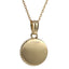 PSS1319 STAINLESS STEEL ROUND PENDANT WITH CZ