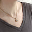PSS1319 STAINLESS STEEL ROUND PENDANT WITH CZ
