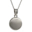 PSS1319 STAINLESS STEEL ROUND PENDANT WITH CZ