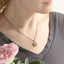 PSS1319 STAINLESS STEEL ROUND PENDANT WITH CZ