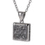 PSS1321 STAINLESS STEEL PENDANT IN SQUARE SHAPE