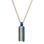 PSS1323 STAINLESS STEEL PENDANT WITH TWO TONE COLOR