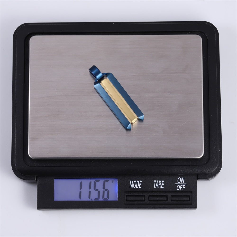 PSS1323 STAINLESS STEEL PENDANT WITH TWO TONE COLOR