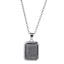 PSS1326 STAINLESS STEEL SQUARE PENDANT