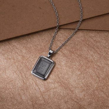 PSS1326 STAINLESS STEEL SQUARE PENDANT