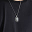 PSS1326 STAINLESS STEEL SQUARE PENDANT