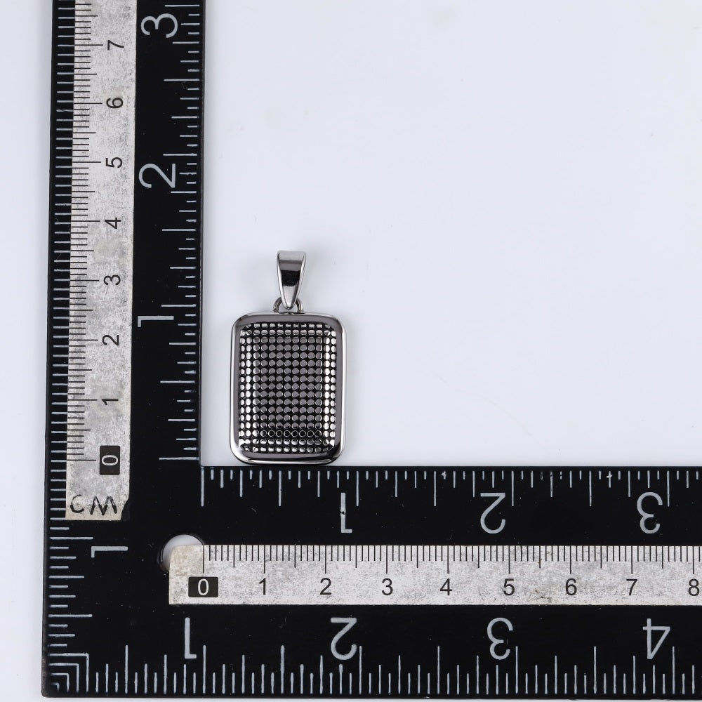 PSS1326 STAINLESS STEEL SQUARE PENDANT