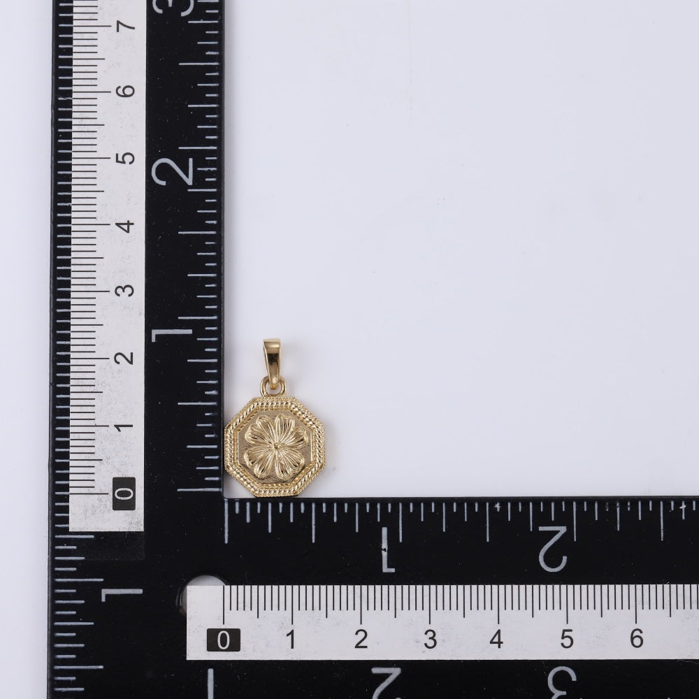 PSS1330 STAINLESS STEEL PENDANT WITH CLOVERS