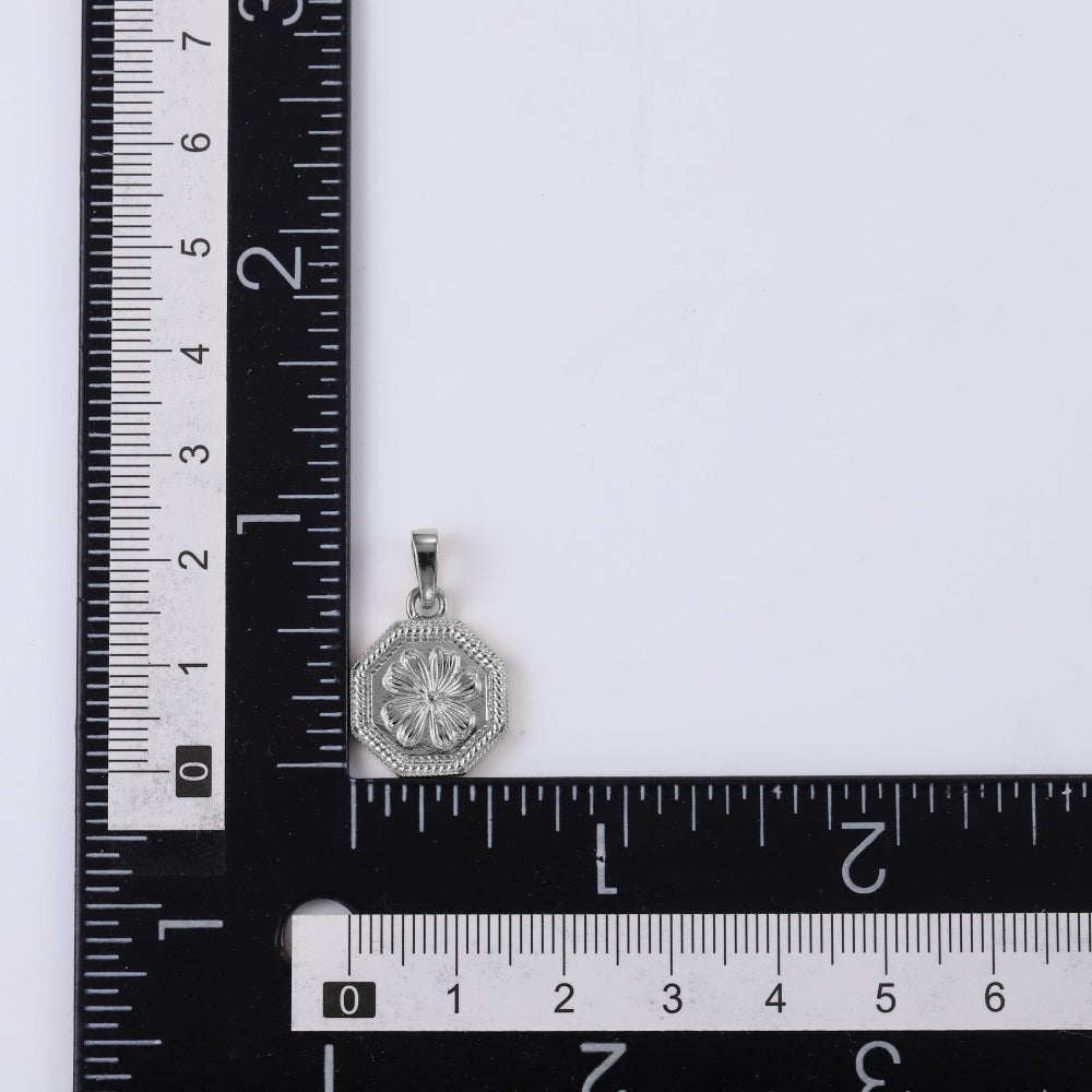 PSS1330 STAINLESS STEEL PENDANT WITH CLOVERS