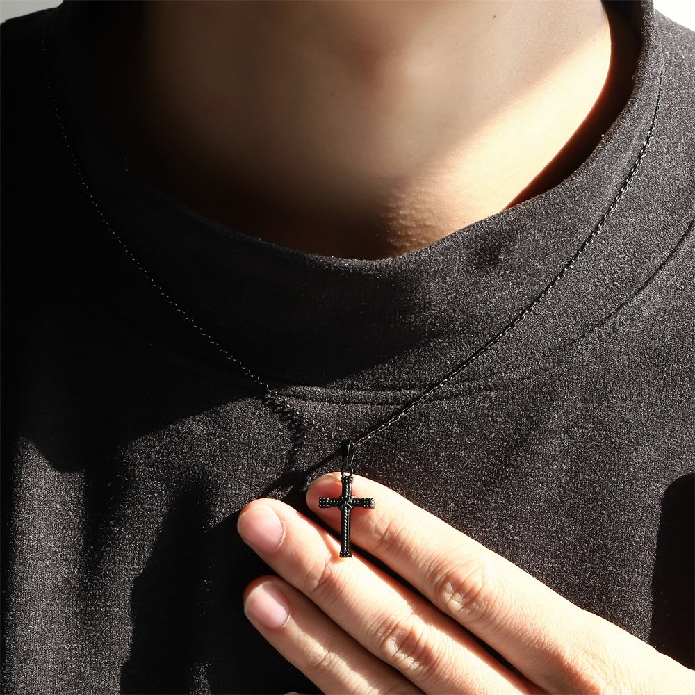 PSS1339 STAINLESS STEEL CROSS PENDANT